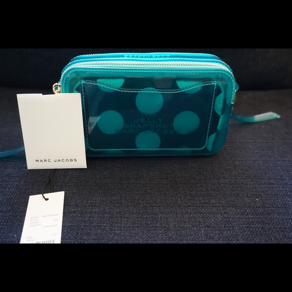 Marc Jacobs Jelly Snapshot in Turquoise Brand New - Picture 4 of 6